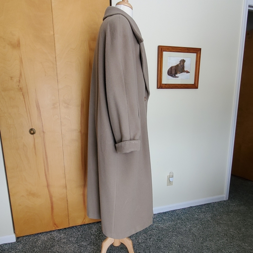 Vintage CBO NewYork Full Length Wool Coat Size 26 - Picture 2 of 8